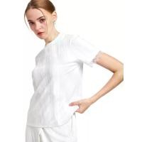 ราคา FOF เสื้อยืดผู้หญิง แขนสั้น แต่งลูกไม้ L (CDS19571805)