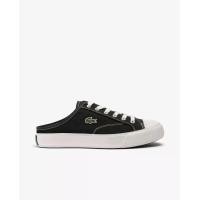ราคา LACOSTE รองเท้าผ้าใบผู้หญิงลาคอสท์ รุ่น Backcourt Mules สีดำ 6 UK (MKP2049762)
