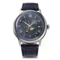 ราคา ORIENT นาฬิกาข้อมือ Orient Classic Mechanical สายหนัง RA-AK0806L สีน้ำเงิน (MKP2003539)