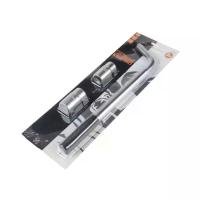 ราคา KIANT KINGKONG ลูกบ๊อกซ์พร้อมด้ามขัน รุ่น KKP18008 ขนาด 17x19, 21x23 มม. (แพ็ค 3 ชิ้น) สีเงิน (MKP0331423)