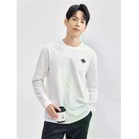 ราคา GIORDANO 【Online Exclusive】เสื้อยืดแขนยาวผู้ชาย 100% Cotton small embroidery long sleeve tee สีขาว XXL (GRMKPPR000142696)