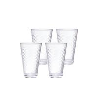 ราคา CUIZIMATE ชุดแก้วน้ำทรงสูง VWAVE 12 ออนซ์ จำนวน 4 ใบ สีโปร่งแสง (CDS95383743)
