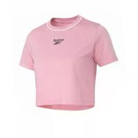 ราคา REEBOK เสื้อยืดผู้หญิง Crew Neck Crop สีชมพู - RE099AP158EMTH L (MKP2047772)