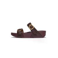 ราคา FitFlop™ รองเท้าแตะผู้หญิง LULU ADJUSTABLE LEATHER สี BROWN 5 UK (MKP2040024)