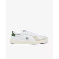ราคา LACOSTE รองเท้าผ้าใบผู้ชายลาคอสท์ รุ่น Baseshot Pro วัสดุหนัง สีขาว 8.5 UK (MKP2049328)