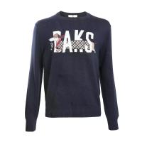 ราคา DAKS เสื้อสเวตเตอร์ผู้ชายแด๊กซ์ คอกลม แขนยาว สีกรมท่า S (GRMKPPR000182852)