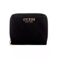ราคา GUESS กระเป๋าผู้หญิง รุ่น BG7459137 LAUREL II SLG SMALL ZIP AROUND - สีดำ One Size (MKP2019075)