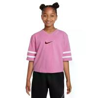 ราคา NIKE KIDS เสื้อยืดเด็กโตผู้หญิง แขนสั้น Top GX Star สี Magic Flamingo/White/Team Red L (CDS18259391)
