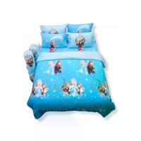ราคา JESSICA BEDDING ชุดผ้าปูที่นอน 6 ฟุต 6 ชิ้น (คิงไซซ์) รุ่น Micro Digital Print ลายโฟรเซ่น ลิขสิทธิ์แท้ JP002 สีฟ้า (MKP1906808)