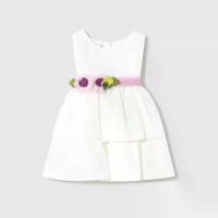 ราคา MAYORAL ชุดเดรสคาดโบว์ดอกไม้ สีขาว 2 Years (GRMKPPR000176306)