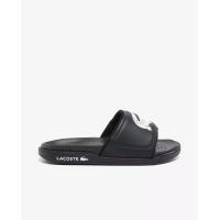 ราคา LACOSTE รองเท้าเเตะผู้หญิงลาคอสท์ รุ่น Serve Slides Dual สีดำ 7 UK (MKP2050061)