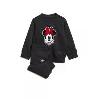 ราคา ADIDAS KIDS ชุดเซ็ตเด็กทารกยูนิเซ็กส์ เสื้อคอกลมและกางเกง Adidas Disney Minnie Mouse สีดำ 80 UK (CDS17600880)