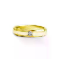 ราคา FINEJEWELTHAI แหวนผู้ชาย เงินแท้ ฝังเพชรแท้ เบลเยี่ยมคัท น้ำ 98 สีทอง 48 (MKP2051958)