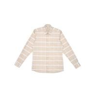 ราคา DAKS เสื้อเชิ้ตผู้ชายแขนยาว Regular Fit สีเบจ L (GRMKPPR000180083)
