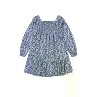 ราคา LEVI'S KIDS ชุดกระโปรงเด็กเล็กผู้หญิงแขนยาว Smocked Top สี C1E-Vintage Indigo S (CDS14681639)