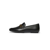 ราคา FitFlop™ รองเท้าโลฟเฟอร์ผู้หญิง DELICATO SQUARE-CHAIN LOAFERS สี BLACK 8 UK (MKP2032236)