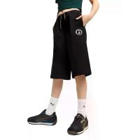 ราคา PUMA KIDS กางเกงคาปรี้ขาสั้นเด็กโตผู้หญิง Potter Youth Woven Relaxed Fit สี PUMA Black 128 UK (GRCDS53725030372)