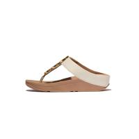 ราคา FitFlop™ รองเท้าแตะแบบหูหนีบผู้หญิง HALO BEAD-CIRCLE METALLIC สี BEIGE 6 UK (MKP2032290)