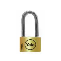 ราคา YALE กุญแจลูกปืนคล้องคอยาวทองเหลือง รุ่น BD50L ขนาด 50 มม. สีทองเหลือง (MKP1154942)