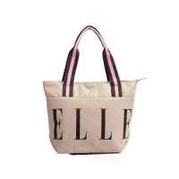 ราคา ELLE กระเป๋าถือผู้หญิง ทรง TOTE BAG ผ้าไนลอน รุ่น EWG006 - สีเบจ One Size (MKP2054039)
