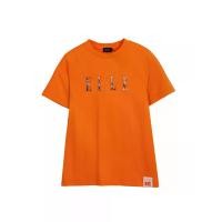 ราคา ELLE เสื้อยืดผู้หญิง แขนสั้น ทรงเบสิก ผ้าคอตตอน สกรีนลายกราฟิก รุ่น W3K721 - สีส้ม | ELLE 80 YEARS LIMITED EDITION XL (MKP2054124)