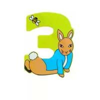 ราคา PETER RABBIT ฟิกเกอร์เลข 3 กระต่ายปีเตอร์ หลากสี (CDS19511184)