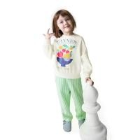 ราคา MARKS & SPENCER KIDS เสื้อสเวตเตอร์เด็กเล็กผู้หญิง Cotton Rich Cannes Slogan สี Ecru 5-6 Years (GRCDS11525050189)