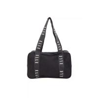 ราคา ELLE BOWLING BAG กระเป๋าสะพายผู้หญิง ผ้าแคนวาสคอตตอน 100% รุ่น EWG005 - สีดำ One Size (MKP2054040)