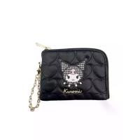 ราคา SANRIO กระเป๋าใส่บัตร Monotone Quilted Kuromi สีดำ (CDS23580404)
