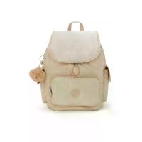 ราคา KIPLING City Pack S Sparkled Beige (CDS23565012)