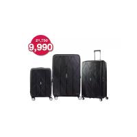 ราคา AMERICAN TOURISTER ARGYLE เซตกระเป๋าเดินทาง 3 ใบ ขนาด 20 นิ้ว,25 นิ้ว และ 30 นิ้ว TSA สีดำ (MKP2052406)