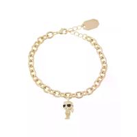ราคา KARL LAGERFELD กำไลผู้หญิง รุ่น K/IKONIK 2.0 KARL BRACELET สี GOLD 16cm (MKP1941687)
