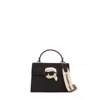 ราคา KARL LAGERFELD กระเป๋ารุ่น IKON PEBBLE CROSSBODY BAG สี BLACK One Size (MKP2035908)