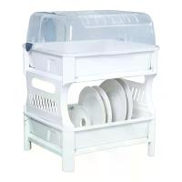 ราคา KASSA HOME ที่คว่ำจานพลาสติกพร้อมฝาครอบ 2 ชั้น รุ่น PNC-3838/PL ขนาด 49 x 43.4 x 62.5 ซม. สีขาว (MKP1109475)