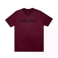 ราคา NAUTICA เสื้อยืดแขนสั้นสำหรับผู้ชาย สีเลือดหมู M (MKP1621288)