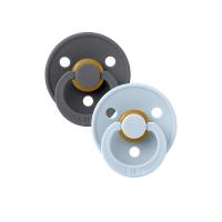 ราคา BIBS จุกนมปลอม ไซส์ 1 แพ็ค 2 ชิ้น สีIron และ Baby Blue (CDS96666180)