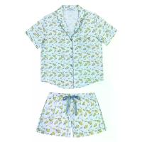 ราคา SABINA เซ็ตชุดนอน เสื้อแขนสั้น กางเกงขาสั้น - สีฟ้า L-XL (MKP2059244)