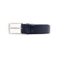 ราคา La Franche ชุดเข็มขัดหนังวัวแท้ ลาย Saffiano รุ่น 2W0055 สีน้ำเงิน 33 (MKP1381969)
