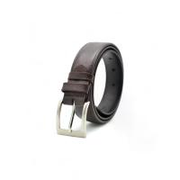 ราคา La Franche เข็มขัดผู้ชายหนังวัวแท้ลาย Saffiano สีน้ำตาลแดง 25 In (MKP1784941)