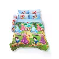 ราคา TULIP ชุดผ้าปูพร้อมผ้านวมเย็บติด 6 ฟุต 6 ชิ้น (คิงไซส์) รุ่น TULIP DELIGHT พิมพ์ดิจิตอล เจ้าหญิงดิสนีย์ ลิขสิทธิ์แท้ DLD003 (MKP1943097)