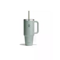 ราคา Hydro Flask กระติกน้ำสูญญากาศ เก็บความเย็น เก็บความร้อน รุ่น All Around Travel Tumbler Straw 40 oz Color TONAL AGAVE (MKP2051860)