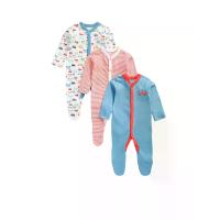 ราคา MOTHERCARE ชุดบอดี้สูทขายาวเด็กเล็กยูนิเซ็กส์ Cars Baby GF015 แพ็ค 3 ชิ้น 6-9 Month (CDS21269615)