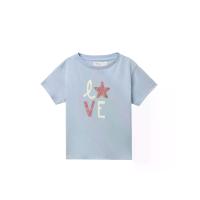 ราคา SFERA KIDS เสื้อยืดเด็กโตผู้หญิง แขนสั้น Basic Love สีฟ้า 6 EU (CDS23771697)