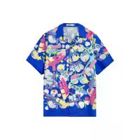 ราคา ICONIC เสื้อเชิ้ตผู้หญิง รุ่น BLUE BOMB HAWAII SHIRT สีน้ำเงิน S (GRMKPPR000121209)