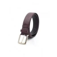 ราคา La Franche เข็มขัดผู้ชายหนังวัวแท้ลาย Saffiano สีน้ำตาลแดง 33 In (MKP1794903)