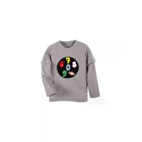 ราคา Good mood เสื้อยืดคอกลมแขนยาวถอดแขน สีเทา + PATCHES ลายสัตว์ 6 ชิ้น สำหรับเด็ก 8-9 ปี 130 (MKP2055748)