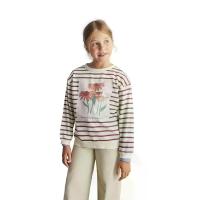 ราคา SFERA KIDS เสื้อสเวตเตอร์เด็กโตผู้หญิง Floral Striped สีชมพู 13 EU (CDS23773158)