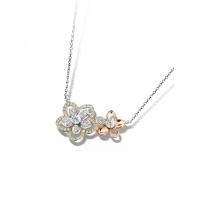 ราคา JUBILEE DIAMOND จี้เพชรพร้อมสร้อย Everbloom Embrace - สีพิงค์โกลด์ (MKP2056270)