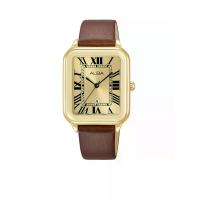 ราคา ALBA นาฬิกาข้อมือผู้หญิง Casual Quartz รุ่น AH7DX6X ขนาด 29x40.5 มม. สีทอง (สายหนัง) (CDS23677197)