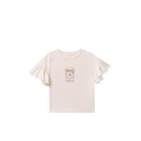 ราคา SFERA KIDS เสื้อยืดเด็กโตผู้หญิง แขนระบาย Flying Jar สีครีม 7 EU (CDS23770980)